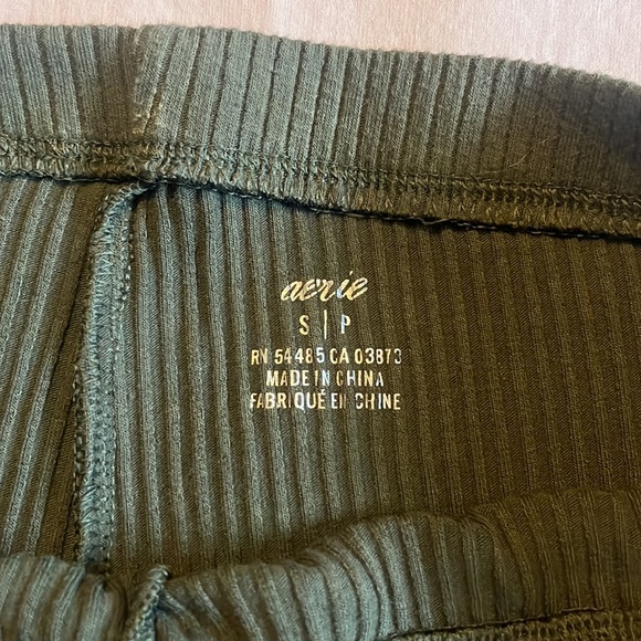 AERIE Kick-It Ribbed High-Waisted Super Flare Pants - Picture 5 of 5